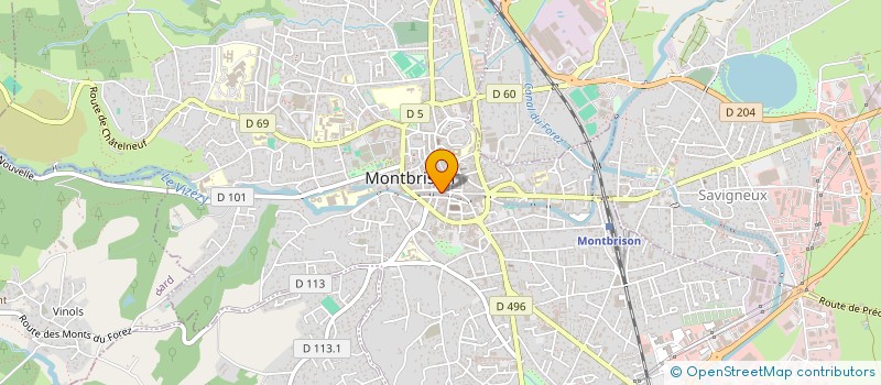 localisation de l'entreprise DUTILLEUL M  MONTBRISON