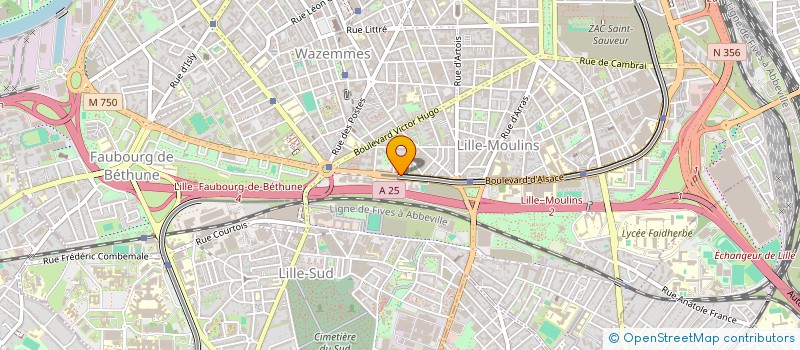 localisation de l'entreprise DUTILLEUL ROCHER IMMOBILIER à LILLE
