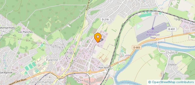 localisation de l'entreprise DUTO à THISE