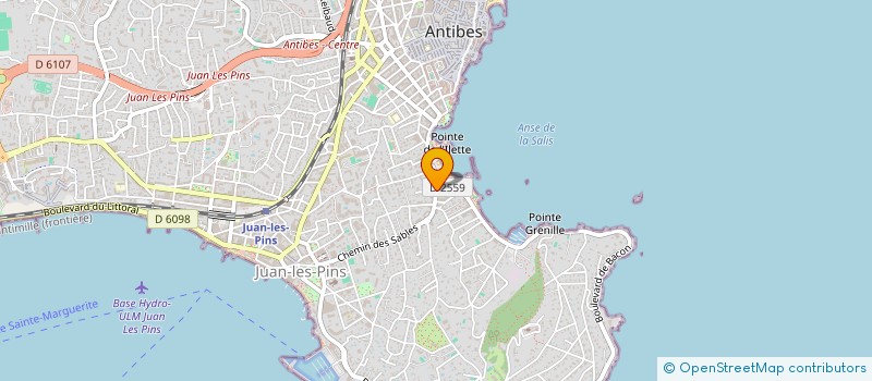 localisation de l'entreprise DUTOIT MEDIA à ANTIBES