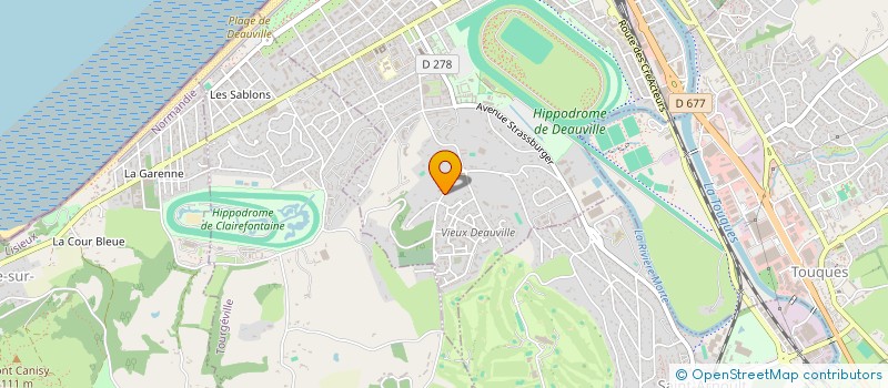 localisation de l'entreprise DUTOT à DEAUVILLE