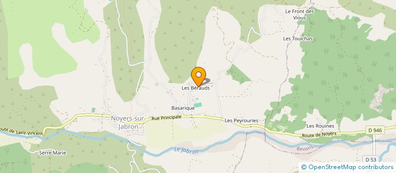 localisation de l'entreprise DUTOUBLANC  NOYERS-SUR-JABRON