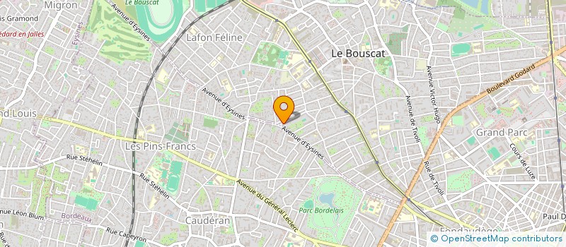 localisation de l'entreprise DUTOUR  EYSINES