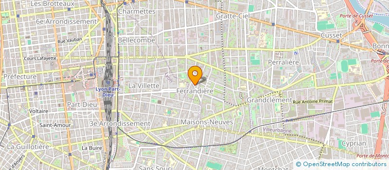 localisation de l'entreprise DUTOUR-VOILERIE VILLEURBANNAISE à VILLEURBANNE