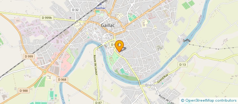 localisation de l'entreprise DUTREM  GAILLAC