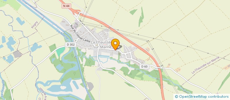 localisation de l'entreprise DUTREUX  LA CHAUSSEE-SUR-MARNE