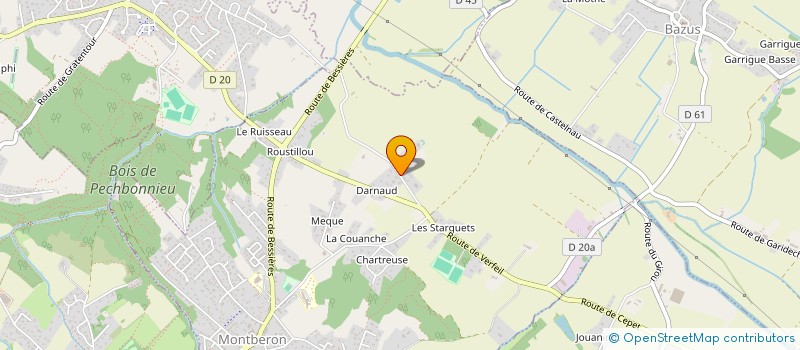 localisation de l'entreprise DUTRIEUX  MONTBERON