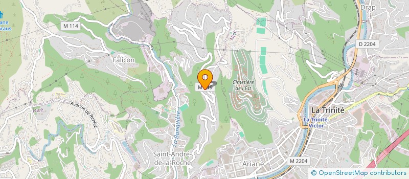 localisation de l'entreprise DUTTO ET MASSON  SAINT-ANDRE-DE-LA-ROCHE