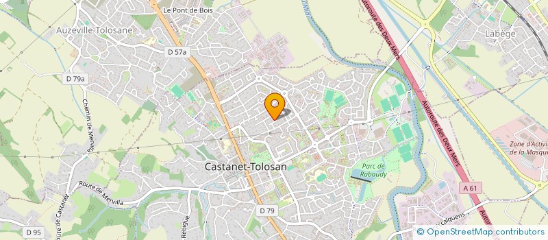 localisation de l'entreprise DUUD à CASTANET-TOLOSAN