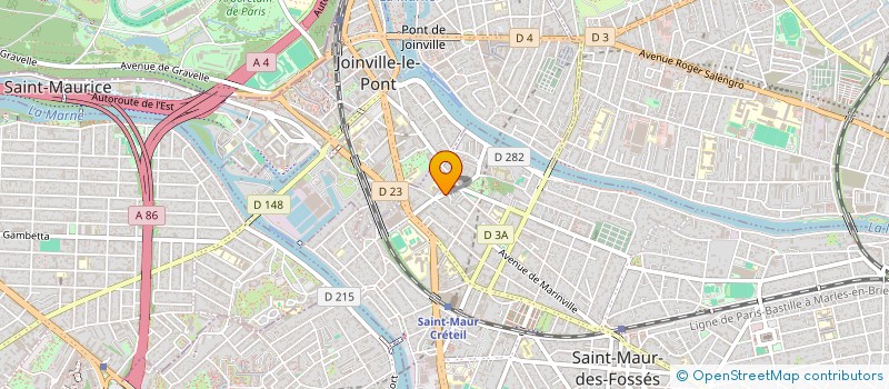 localisation de l'entreprise DUV INVEST à SAINT-MAUR-DES-FOSSES