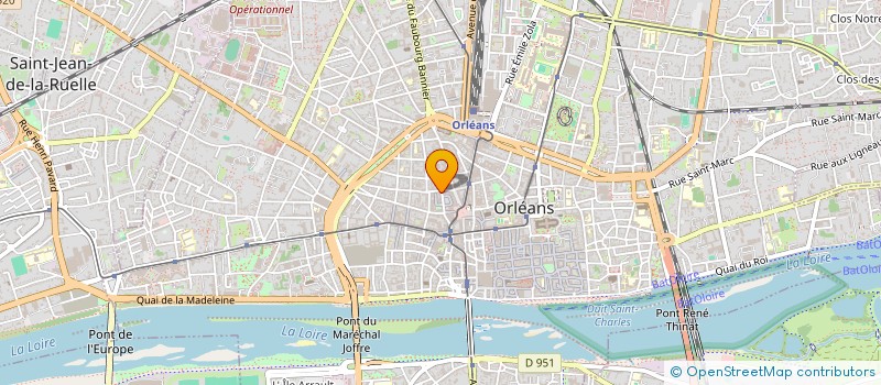 localisation de l'entreprise DUVAL à ORLEANS