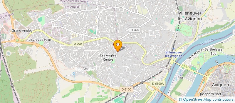 localisation de l'entreprise DUVAL  LES ANGLES