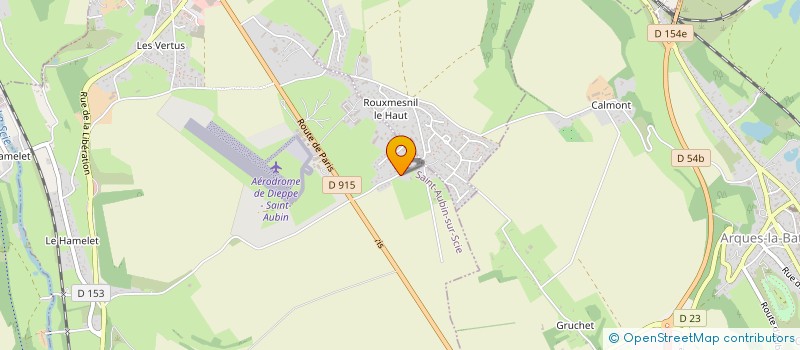 localisation de l'entreprise DUVAL  SAINT-AUBIN-SUR-SCIE