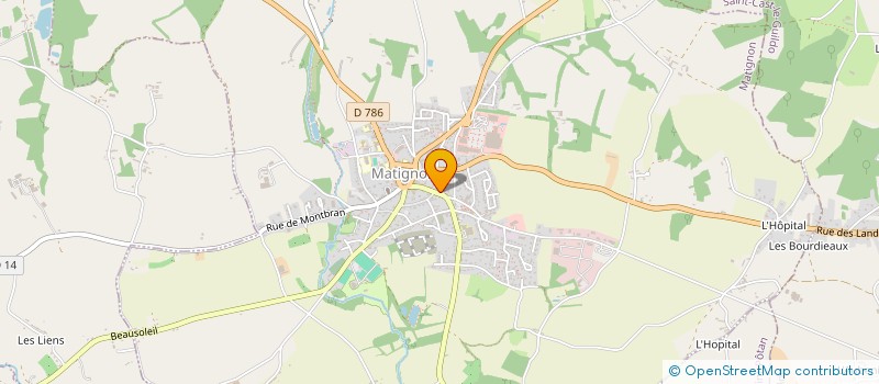 localisation de l'entreprise DUVAL  MATIGNON