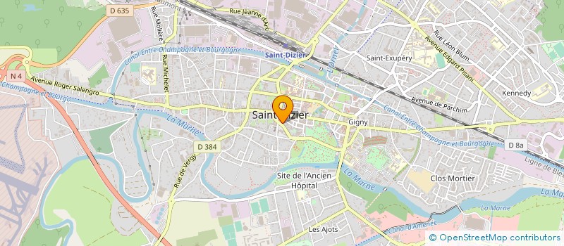 localisation de l'entreprise DUVAL CONCEPTIONS à SAINT-DIZIER