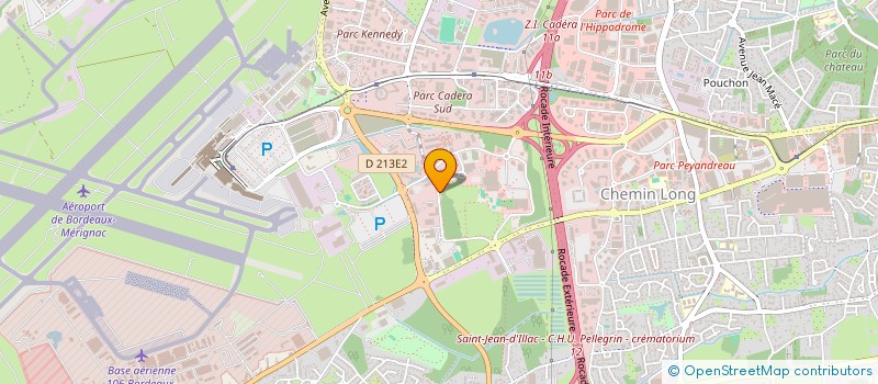 localisation de l'entreprise DUVAL DEVELOPPEMENT ATLANTIQUE à MERIGNAC