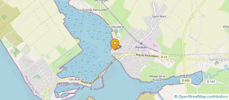 localisation de l'entreprise DUVAL ET CIE à PORT-BAIL-SUR-MER