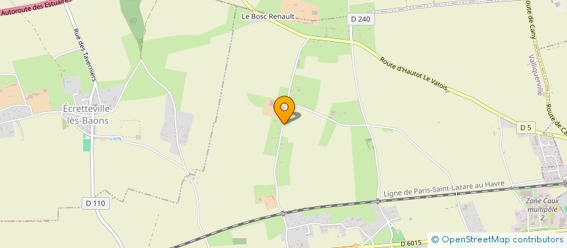localisation de l'entreprise DUVAL ET FILS à VALLIQUERVILLE