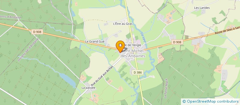 localisation de l'entreprise DUVAL FRERES à BAGNOLES-DE-L'ORNE-NORMANDIE