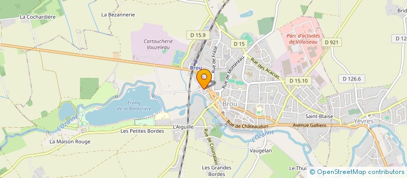 localisation de l'entreprise DUVAL FRERES à BROU
