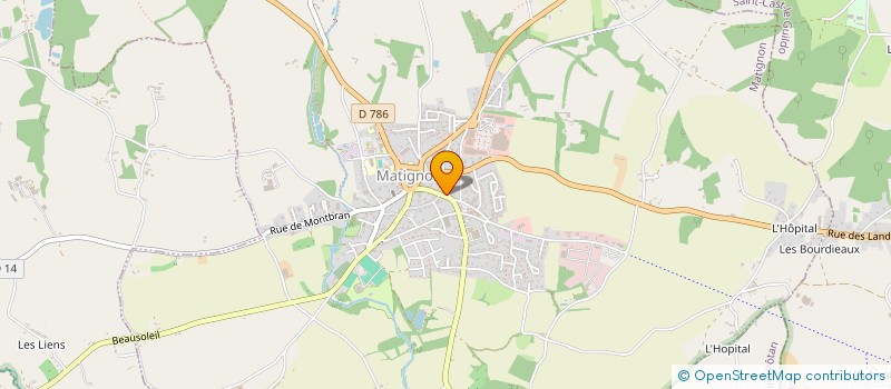 localisation de l'entreprise DUVAL IMMOBILIER  MATIGNON