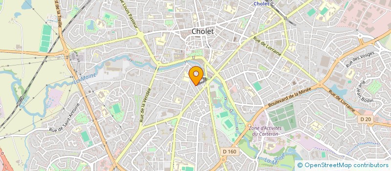 localisation de l'entreprise DUVAL INVEST à CHOLET
