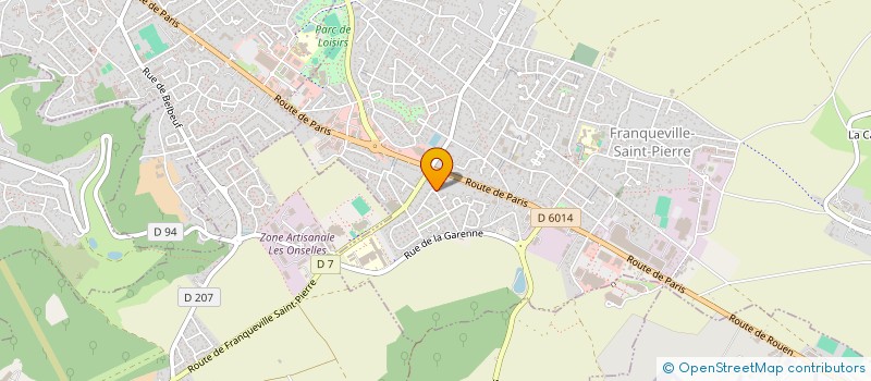 localisation de l'entreprise DUVAL INVEST  FRANQUEVILLE-SAINT-PIERRE