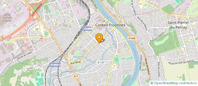 localisation de l'entreprise DUVAL JACQU à CORBEIL-ESSONNES