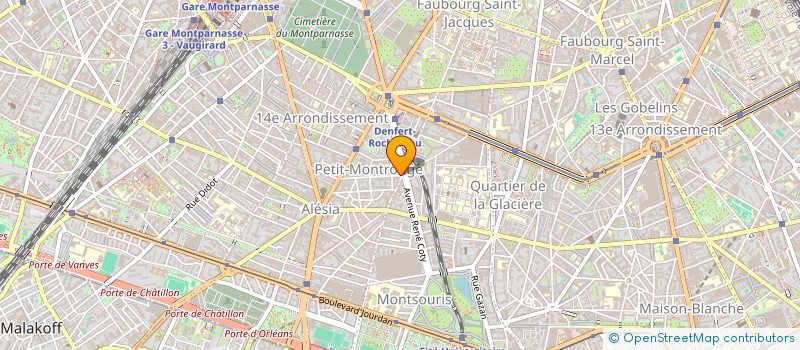 localisation de l'entreprise DUVAL OPTIQUE à PARIS