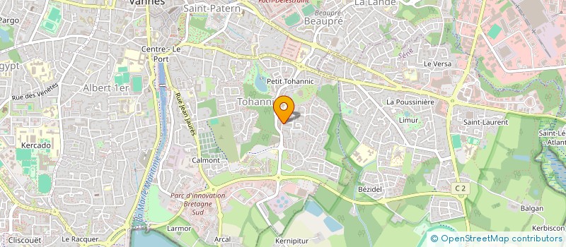 localisation de l'entreprise DUVAL PILLON LMNP à VANNES