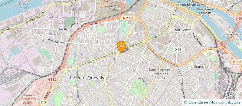 localisation de l'entreprise DUVAL POTERAT à ROUEN