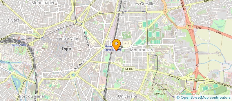 localisation de l'entreprise DUVAL & PY à DIJON