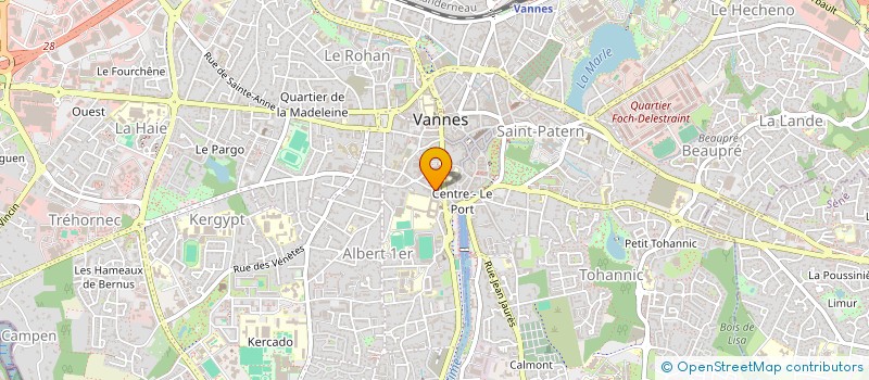 localisation de l'entreprise DUVAL RICHEMONT LMNP à VANNES