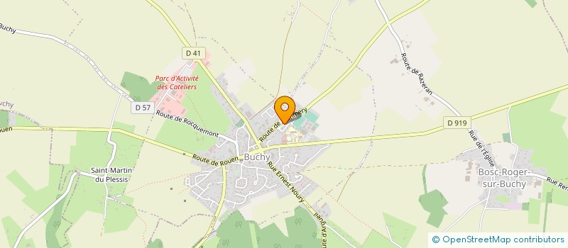 localisation de l'entreprise DUVAL ROLAND ET MONIQUE à BUCHY