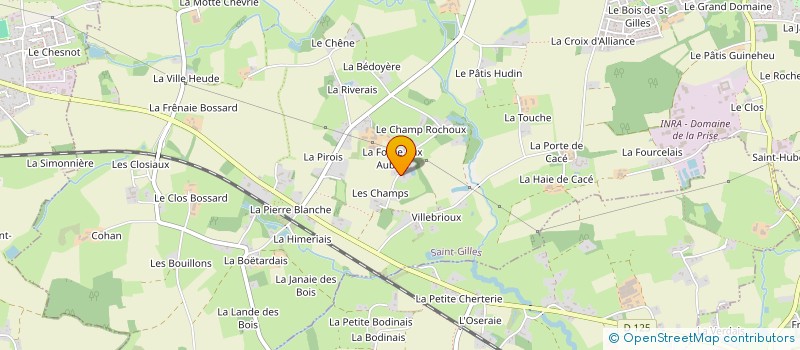 localisation de l'entreprise DUVAL SERGE à SAINT-GILLES