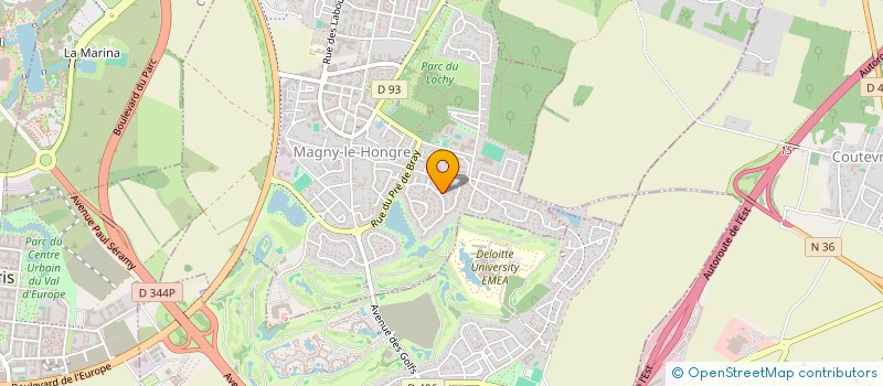 localisation de l'entreprise DUVALCONSEIL  MAGNY-LE-HONGRE