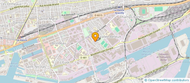 localisation de l'entreprise DUVALZI à LE HAVRE