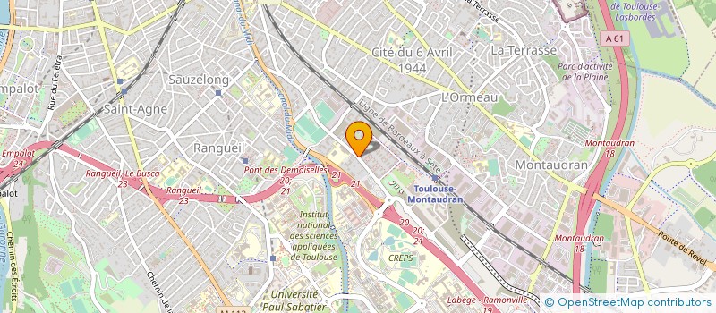 localisation de l'entreprise DUVAN à TOULOUSE