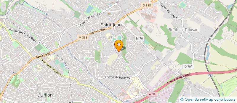 localisation de l'entreprise DUVEN à SAINT-JEAN
