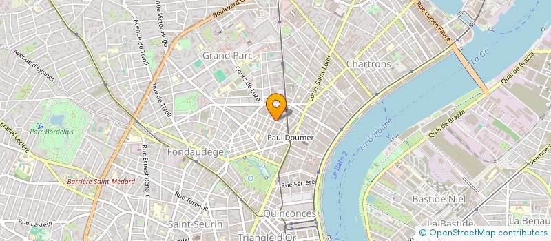 localisation de l'entreprise DUVER  BORDEAUX