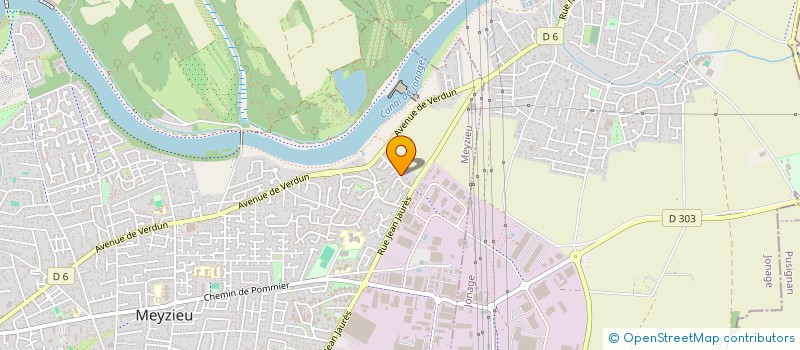localisation de l'entreprise DUVERDUN  MEYZIEU