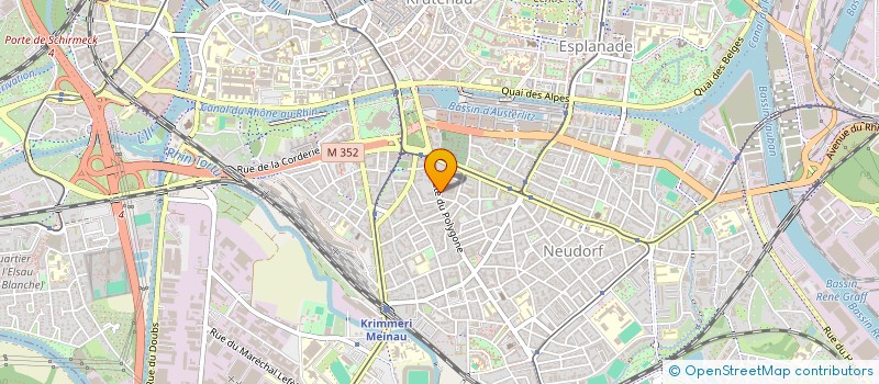 localisation de l'entreprise DUVERGER-HAUSS-LOC à STRASBOURG