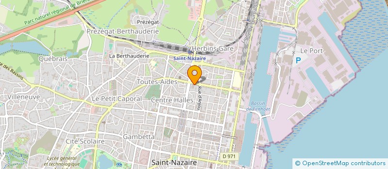 localisation de l'entreprise DUVERGER-ZEFERINO  SAINT-NAZAIRE