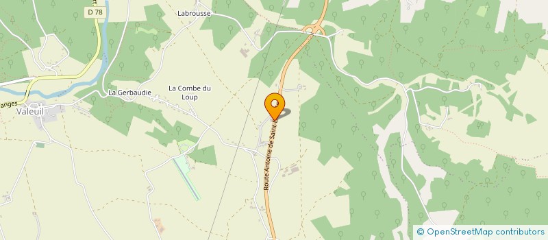 localisation de l'entreprise DUVERNEUIL à BRANTOME EN PERIGORD