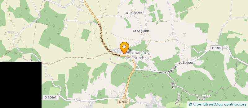 localisation de l'entreprise DUVERNEUIL ERIC  BIRAS