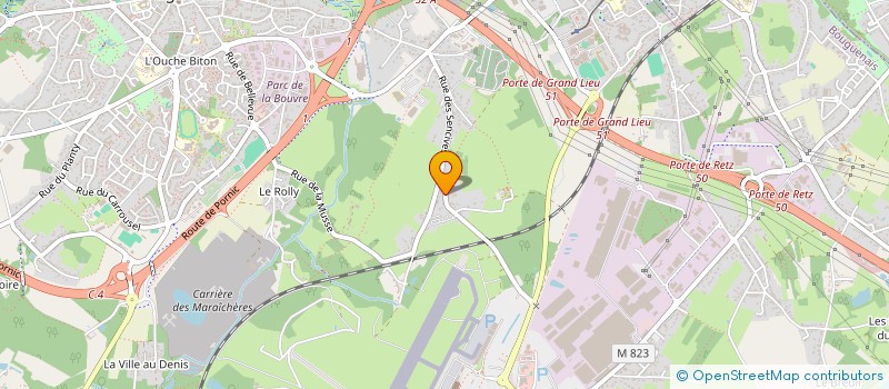 localisation de l'entreprise DUVERT à BOUGUENAIS