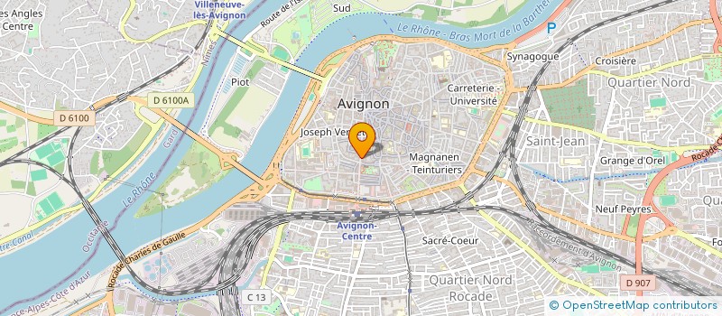 localisation de l'entreprise DUVIERRE SNC  AVIGNON