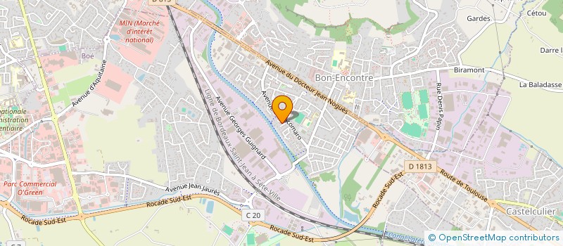 localisation de l'entreprise DUVIGNEAU ORGANISATION  BOE