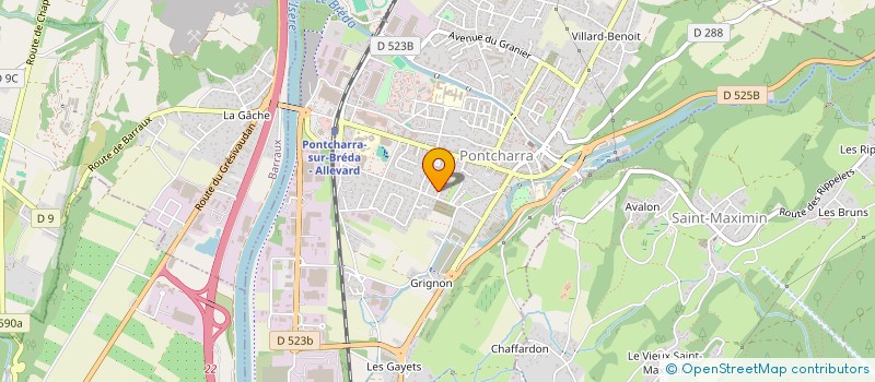 localisation de l'entreprise DUVILLARD IMMO  PONTCHARRA