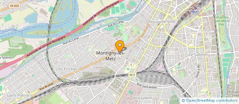 localisation de l'entreprise DUVIN  MONTIGNY-LES-METZ